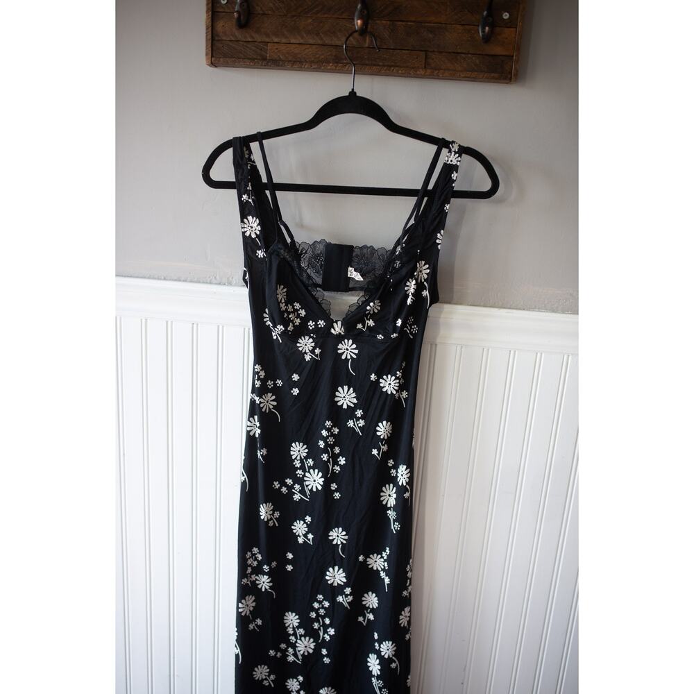 Free People Party Crasher Midi Slip Dress Small NEW - Picture 2 of 4